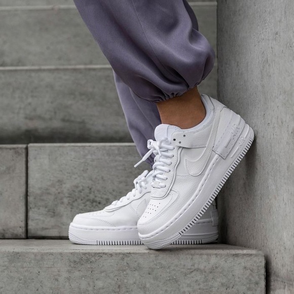 Nike Shoes - Nike Air Force 1 Shadow Sneaker in White 7